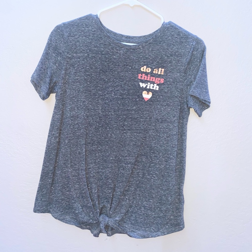 I’m selling a grey size 12 shirt for $10!